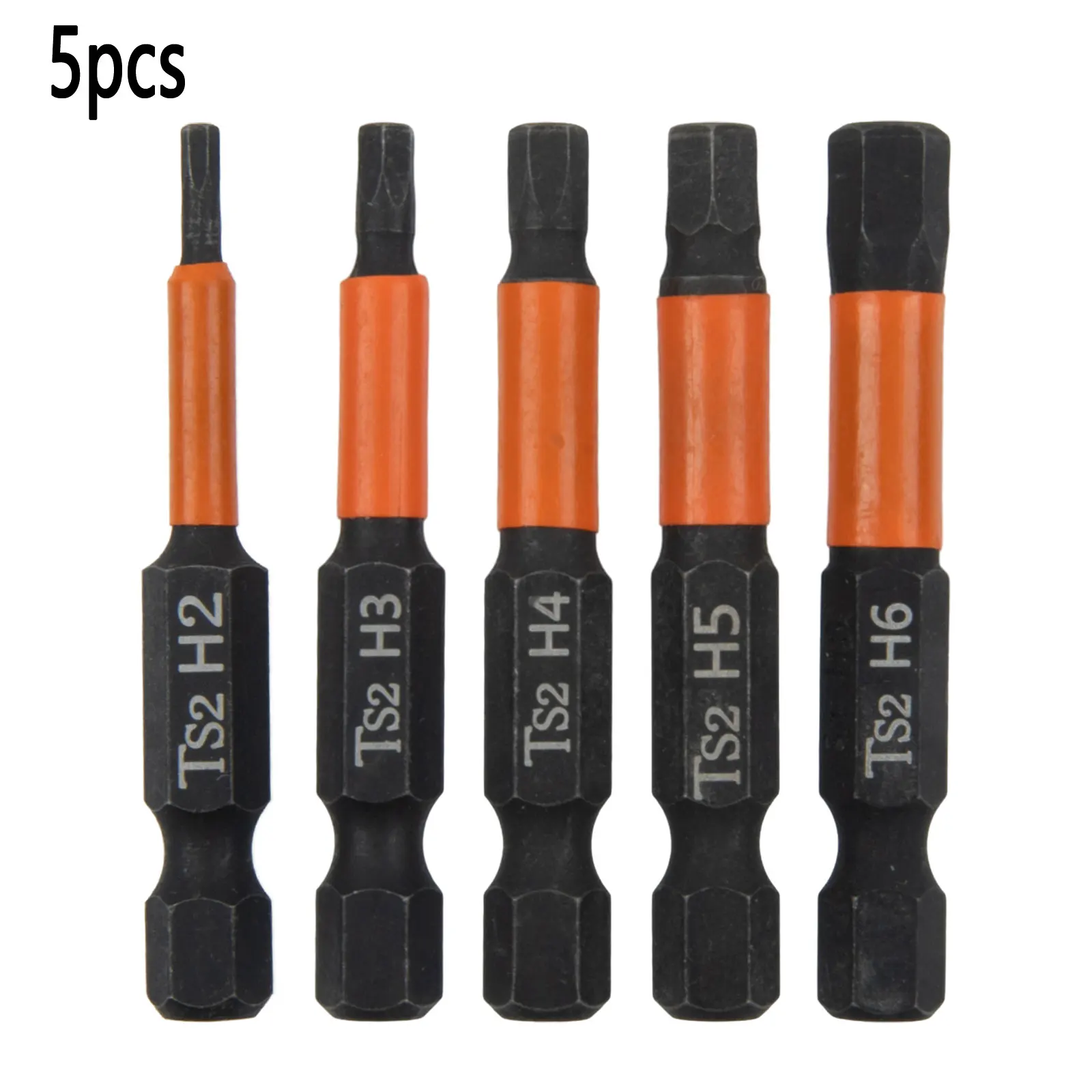 5*Hexagon Screwdriver Bit H-2/H3/H4/H5/H6 50mm 1/4'' Hex Shank Quick Change For Electric Impact Driver Power Drill Tool Parts 
5*Hexagon Screwdriver Bit H-2/H3/H4/H5/H6 50mm 1/4'' Hex Shank Quick Change For Electric Impact Driver Power Drill Tool Parts