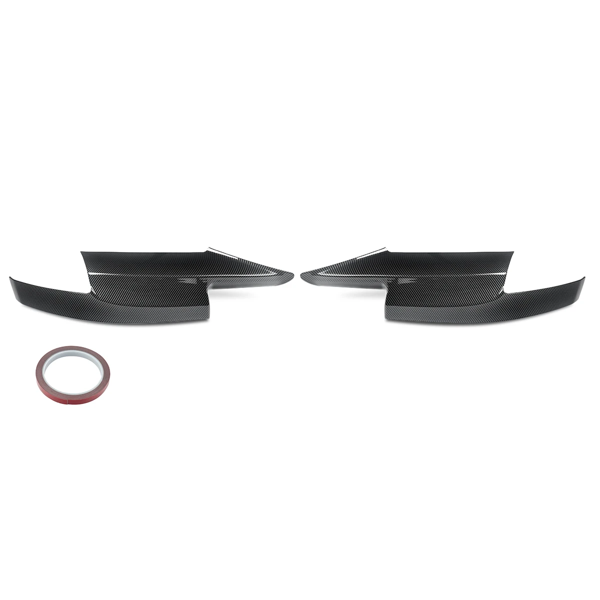 Carbon Fiber Style Front Bumper Corner Splitter Lip for BMW F10 M5 Only 2010-2016 Carbon Fiber Style Front Bumper Corner Splitter Lip for BMW F10 M5 Only 2010-2016
