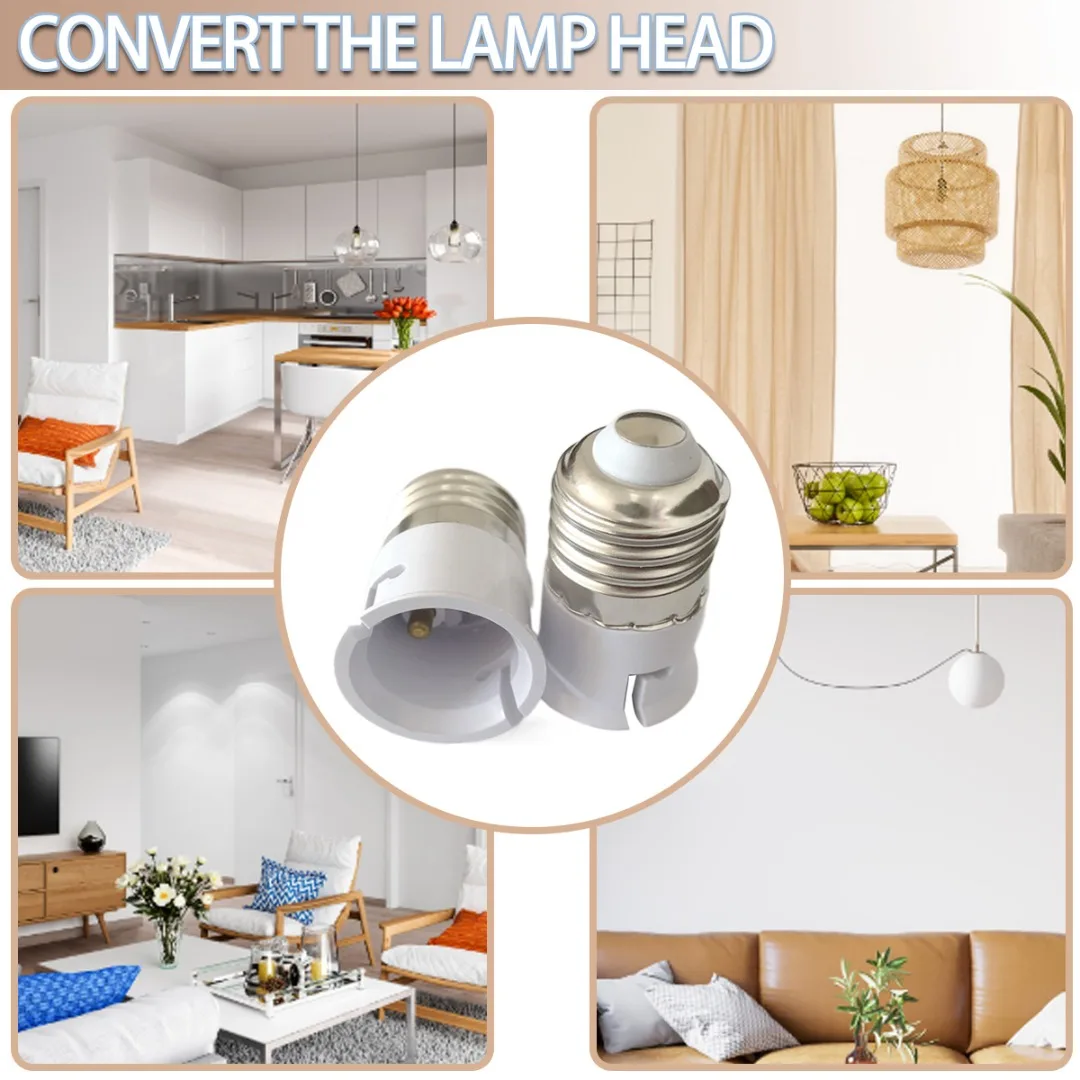 E27 To B22 Adapter Lamp Holder Light Socket Extender Converter Bulb Base Adapter Lamp Holders Lighting Accessories Led Light
E27 To B22 Adapter Lamp Holder Light Socket Extender Converter Bulb Base Adapter Lamp Holders Lighting Accessories Led Light