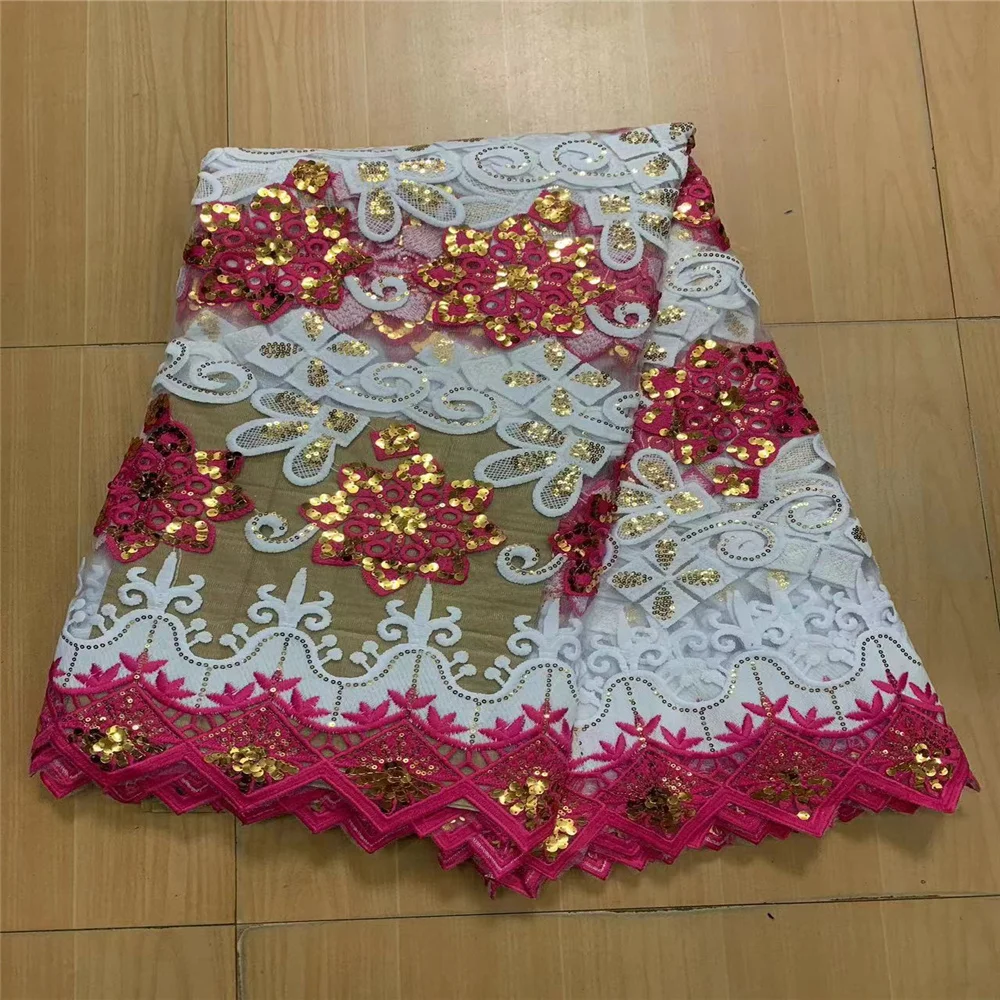 African Lace Fabric 2023 High Quality Fashion Sequins Embroidery French Nigerian Net Lace Tulle Mesh Lace Fabric For Party Dress
African Lace Fabric 2023 High Quality Fashion Sequins Embroidery French Nigerian Net Lace Tulle Mesh Lace Fabric For Party Dress