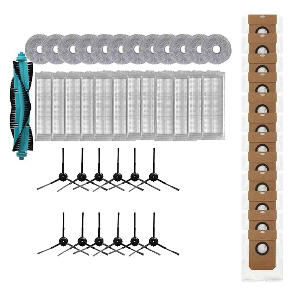 Compatible for Cecotec Conga 11090 Spin Revolution Main Side Brush Hepa Filter Mop Cloth Dust Bag Accessories Parts
Compatible for Cecotec Conga 11090 Spin Revolution Main Side Brush Hepa Filter Mop Cloth Dust Bag Accessories Parts