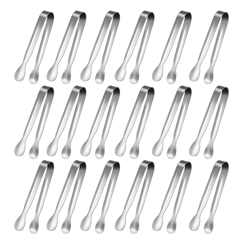 18 Pieces Sugar Tongs Ice Tongs Stainless Steel Mini Serving Tongs Appetizers Tongs,Kitchen Tongs(Silver, 4.3 Inch)
18 Pieces Sugar Tongs Ice Tongs Stainless Steel Mini Serving Tongs Appetizers Tongs,Kitchen Tongs(Silver, 4.3 Inch)
