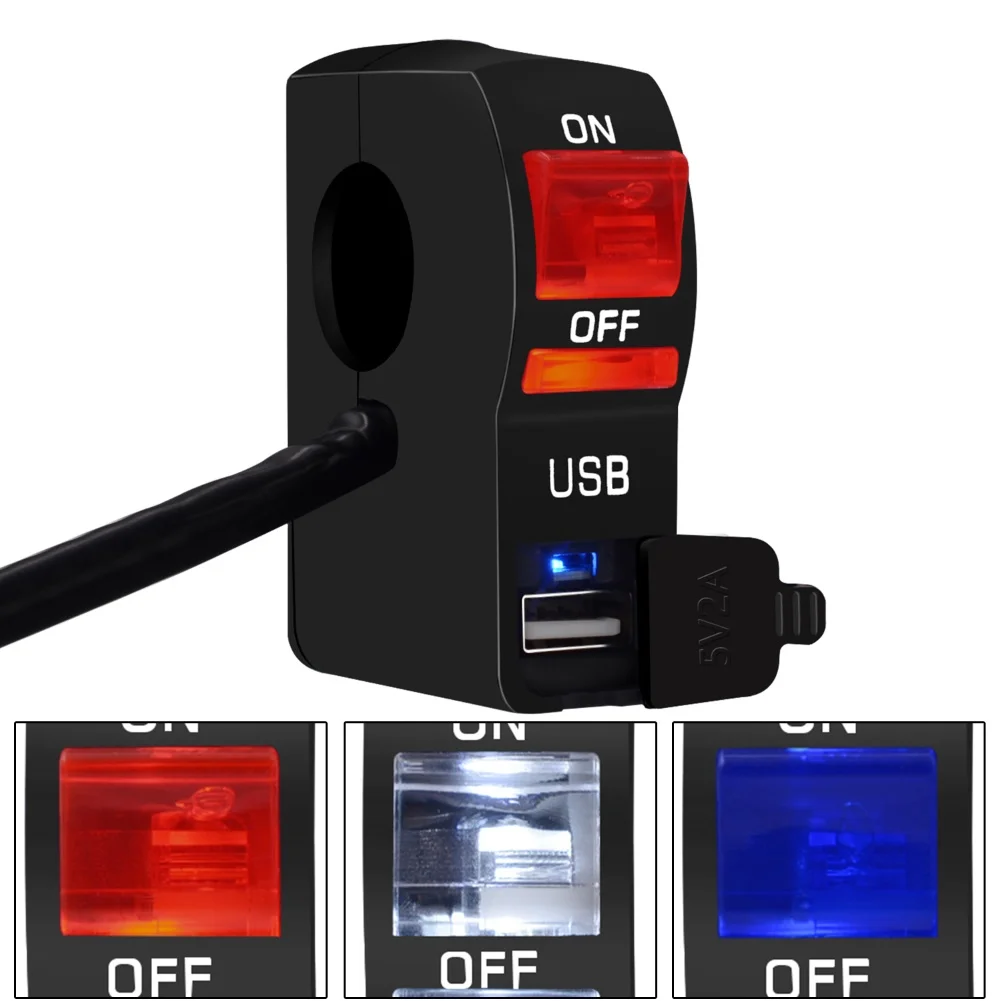 12V DC LED Indicator For Motorcycle Handle, USB Mobile Phone Charger With Switch, Accessories, Spare Parts
12V DC LED Indicator For Motorcycle Handle, USB Mobile Phone Charger With Switch, Accessories, Spare Parts