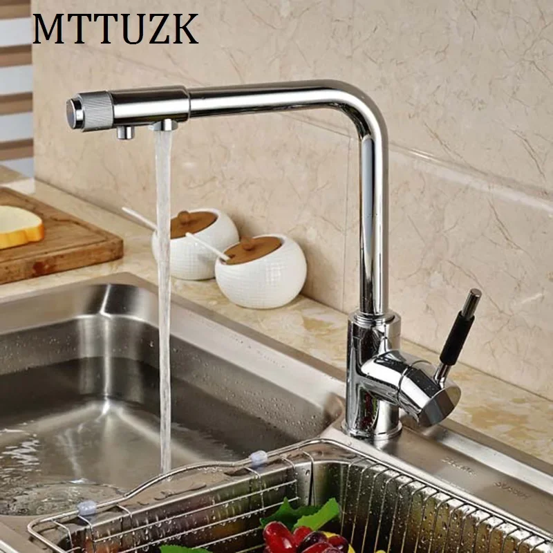 kitchen Contemporary Polished Chrome Brass basin Faucet Dual Handel Vessel Mixer Tap Pure Water Faucet Hot&Cold mixer Tap 3 Way
kitchen Contemporary Polished Chrome Brass basin Faucet Dual Handel Vessel Mixer Tap Pure Water Faucet Hot&Cold mixer Tap 3 Way