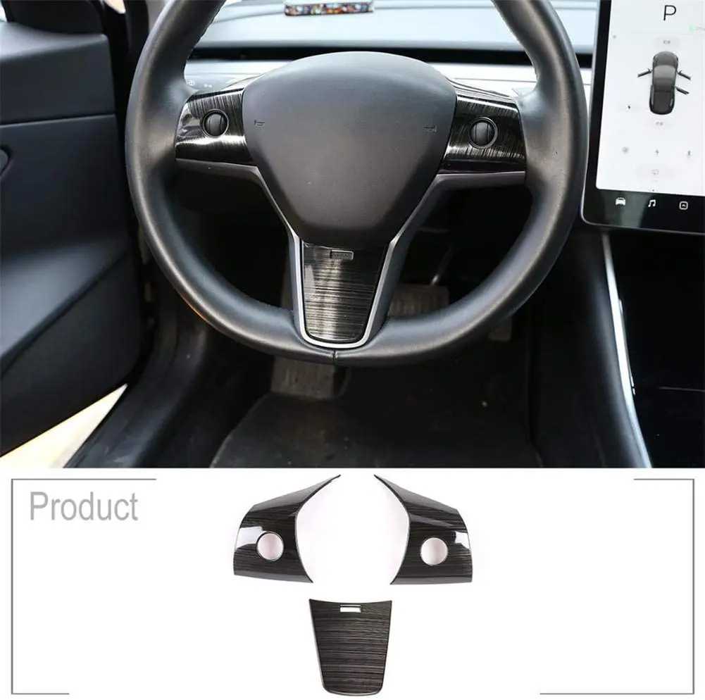 Steering Wheel Button Stikcers Cover Trim Interior Accessories ABS For Tesla Model 3 Model Y 2017-2019
Steering Wheel Button Stikcers Cover Trim Interior Accessories ABS For Tesla Model 3 Model Y 2017-2019