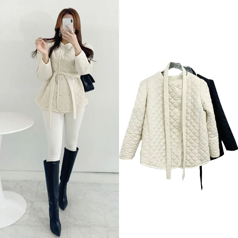 chic Korean autumn and winter retro round collar simple fashion single - breasted cotton jacket jacket
chic Korean autumn and winter retro round collar simple fashion single - breasted cotton jacket jacket