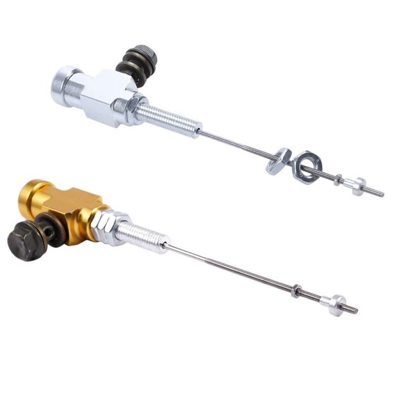 2Pcs Motorcycle Hydraulic Clutch Master Cylinder Rod Brake Pump M10X1.25Mm Aluminum - Gold & Silver
2Pcs Motorcycle Hydraulic Clutch Master Cylinder Rod Brake Pump M10X1.25Mm Aluminum - Gold & Silver