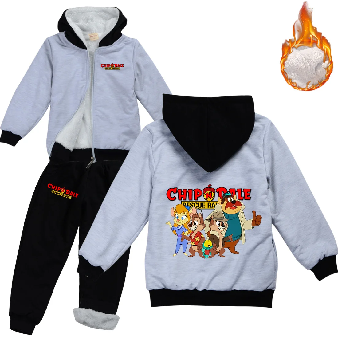 Disney Chip n Dale Winter Clothes Kids Thick Plush Warm Tracksuit Girls Sweatshirts Pants Coats Sets Baby Kids Clothing Set
Disney Chip n Dale Winter Clothes Kids Thick Plush Warm Tracksuit Girls Sweatshirts Pants Coats Sets Baby Kids Clothing Set