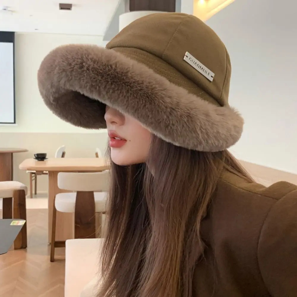Plush Thicken Fluffy Bucket Hat Fashion High Quality Winter Warm Fisherman Cap Cold Protection Panama Hat Women Ladies
Plush Thicken Fluffy Bucket Hat Fashion High Quality Winter Warm Fisherman Cap Cold Protection Panama Hat Women Ladies