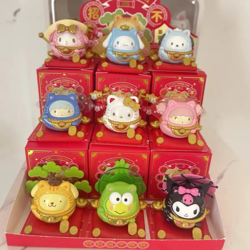 Sanrio Аниме Фигурка счастливого кота, неваляшка Kuromi Cinnamoroll почтовые фигурки Hello Kitty, украшение, подарок, детские игрушки
Sanrio Аниме Фигурка счастливого кота, неваляшка Kuromi Cinnamoroll почтовые фигурки Hello Kitty, украшение, подарок, детские игрушки