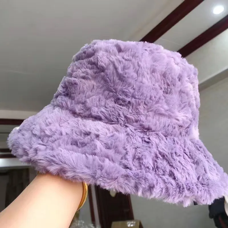 Faux fur Winter Bucket Hat For Women HighQuality Solid Thick Warm Female Cap Outdoor Sunscreen Fisherman Hat Panama Lady Sun Cap
Faux fur Winter Bucket Hat For Women HighQuality Solid Thick Warm Female Cap Outdoor Sunscreen Fisherman Hat Panama Lady Sun Cap