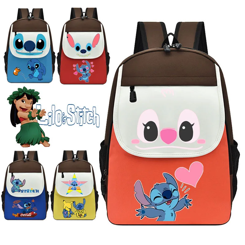 Anime Disney Lilo and Stitch Women's Backpack Girls Portable Travel Storage Bag Fashion Teenagers' Schoolbags Mochila 
Anime Disney Lilo and Stitch Women's Backpack Girls Portable Travel Storage Bag Fashion Teenagers' Schoolbags Mochila