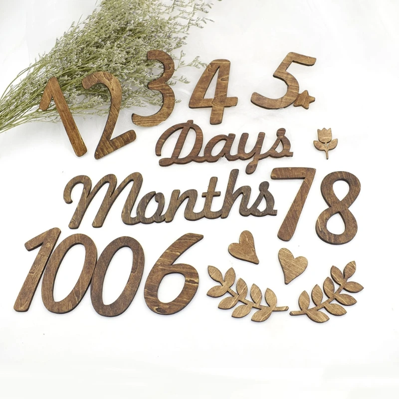 18 Pcs/Set Baby Milestone Cards Newborn Photography Props Numbers Engraved Cutouts Days Months Wooden Chips Card New Dropship
18 Pcs/Set Baby Milestone Cards Newborn Photography Props Numbers Engraved Cutouts Days Months Wooden Chips Card New Dropship