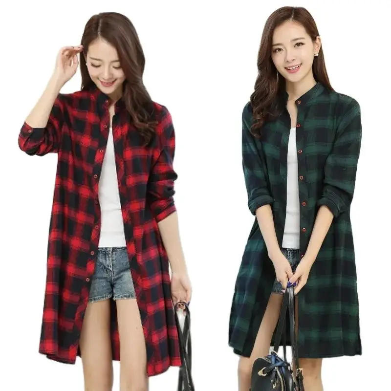 Новинка 2022, женская рубашка в клетку средней и длины, утепленная модная Удлиненная рубашка с длинным рукавом, женская верхняя одежда на осень и зиму
Новинка 2022, женская рубашка в клетку средней и длины, утепленная модная Удлиненная рубашка с длинным рукавом, женская верхняя одежда на осень и зиму