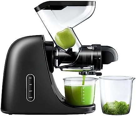 Fretta Cold Press Juicer Extractor, 3" Wide Feed Chute Slow Masticating Vegetable and Fruit Juice Maker Squeezer Machines, R
Fretta Cold Press Juicer Extractor, 3" Wide Feed Chute Slow Masticating Vegetable and Fruit Juice Maker Squeezer Machines, R