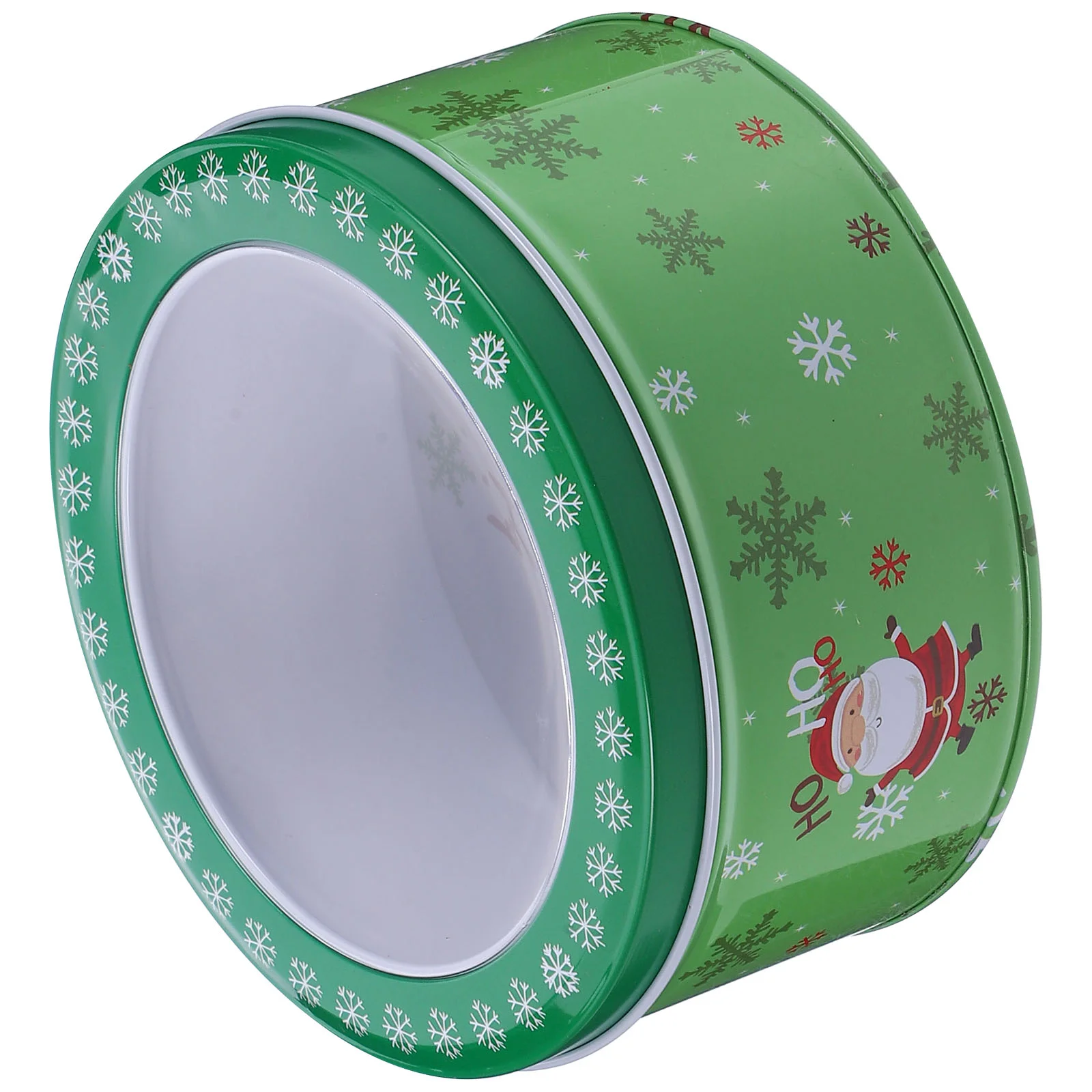 Santa Clause Party Favor Goody Treat Tin with Clear Window Christmas Cookie Box Party Goodies Case
Santa Clause Party Favor Goody Treat Tin with Clear Window Christmas Cookie Box Party Goodies Case