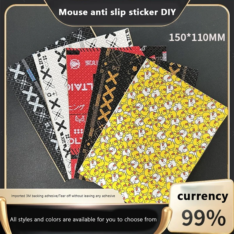 15*11cm DIY Anti-Slip Wireless Gaming Universal Style Mouse Sticker Sweat-Proof Mouse Grip Tape Wear-Resistant PC Desktop Laptop
15*11cm DIY Anti-Slip Wireless Gaming Universal Style Mouse Sticker Sweat-Proof Mouse Grip Tape Wear-Resistant PC Desktop Laptop