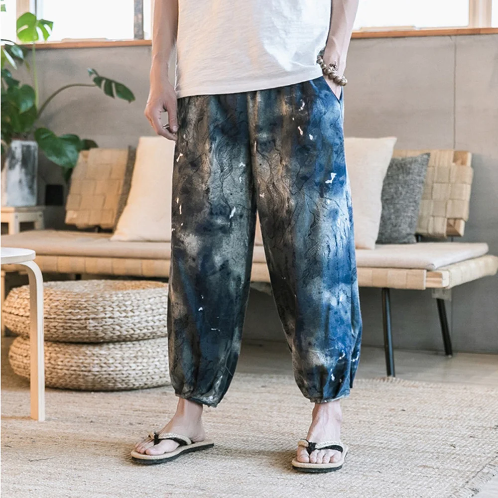 Men Pants Male Party Summer Retro 2019 Beach Printed Vintage Fashion Dancing Bloomers Stylish Loose Casual Gym
Men Pants Male Party Summer Retro 2019 Beach Printed Vintage Fashion Dancing Bloomers Stylish Loose Casual Gym