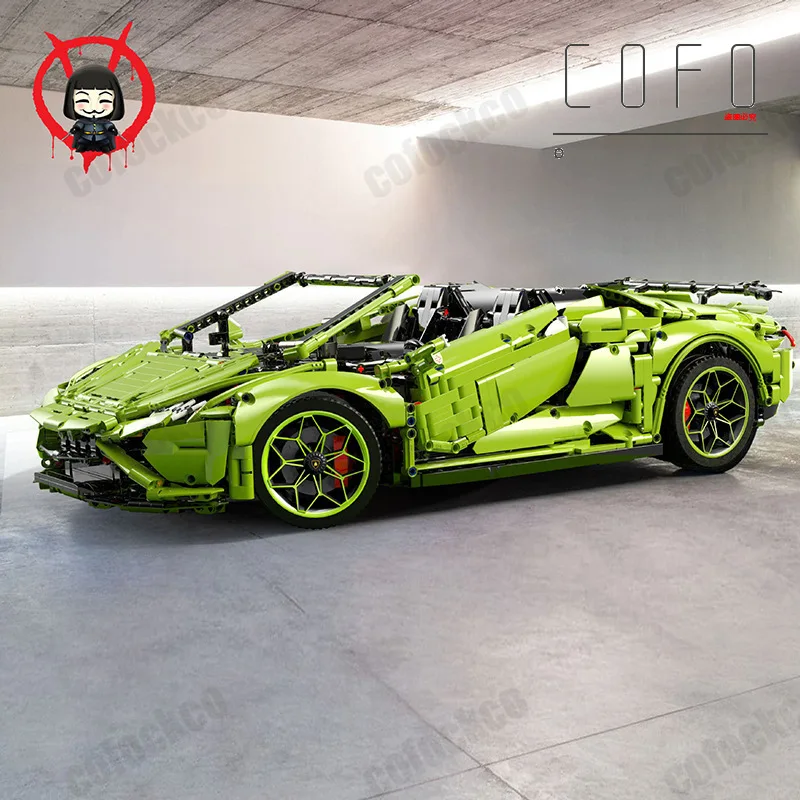 MOC-72491 10223 3890pcs/set technical 1:8 42115 Huracan Evo Spyder car Model Building Bricks Blocks Kit Toys Birthday Gift
MOC-72491 10223 3890pcs/set technical 1:8 42115 Huracan Evo Spyder car Model Building Bricks Blocks Kit Toys Birthday Gift