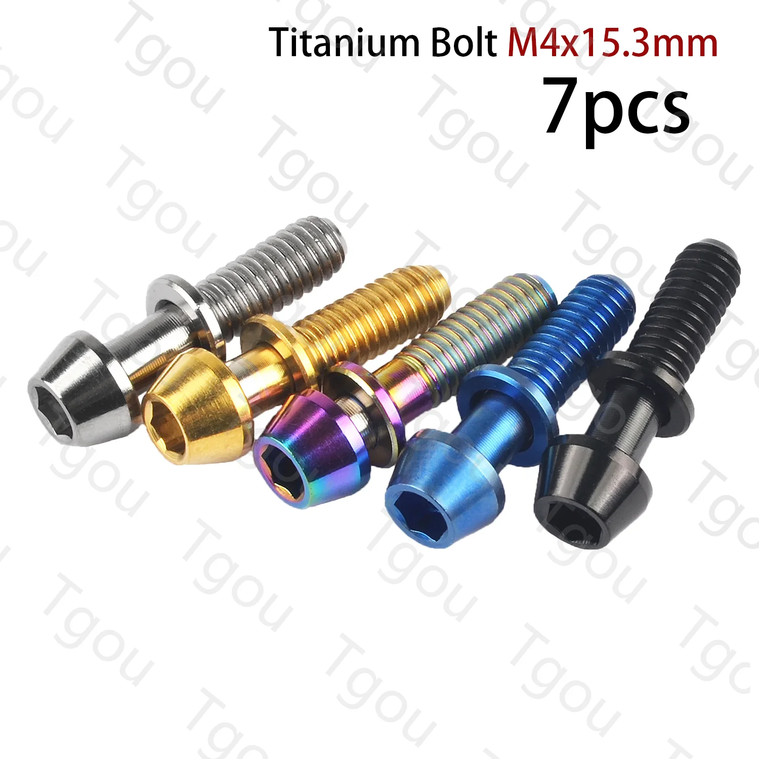 Tgou Titanium Bolt M4x15.3mm Allen Key with Washers Screw for Ritchey C260 Bike Neck Bicycle Stem 7pcs
Tgou Titanium Bolt M4x15.3mm Allen Key with Washers Screw for Ritchey C260 Bike Neck Bicycle Stem 7pcs