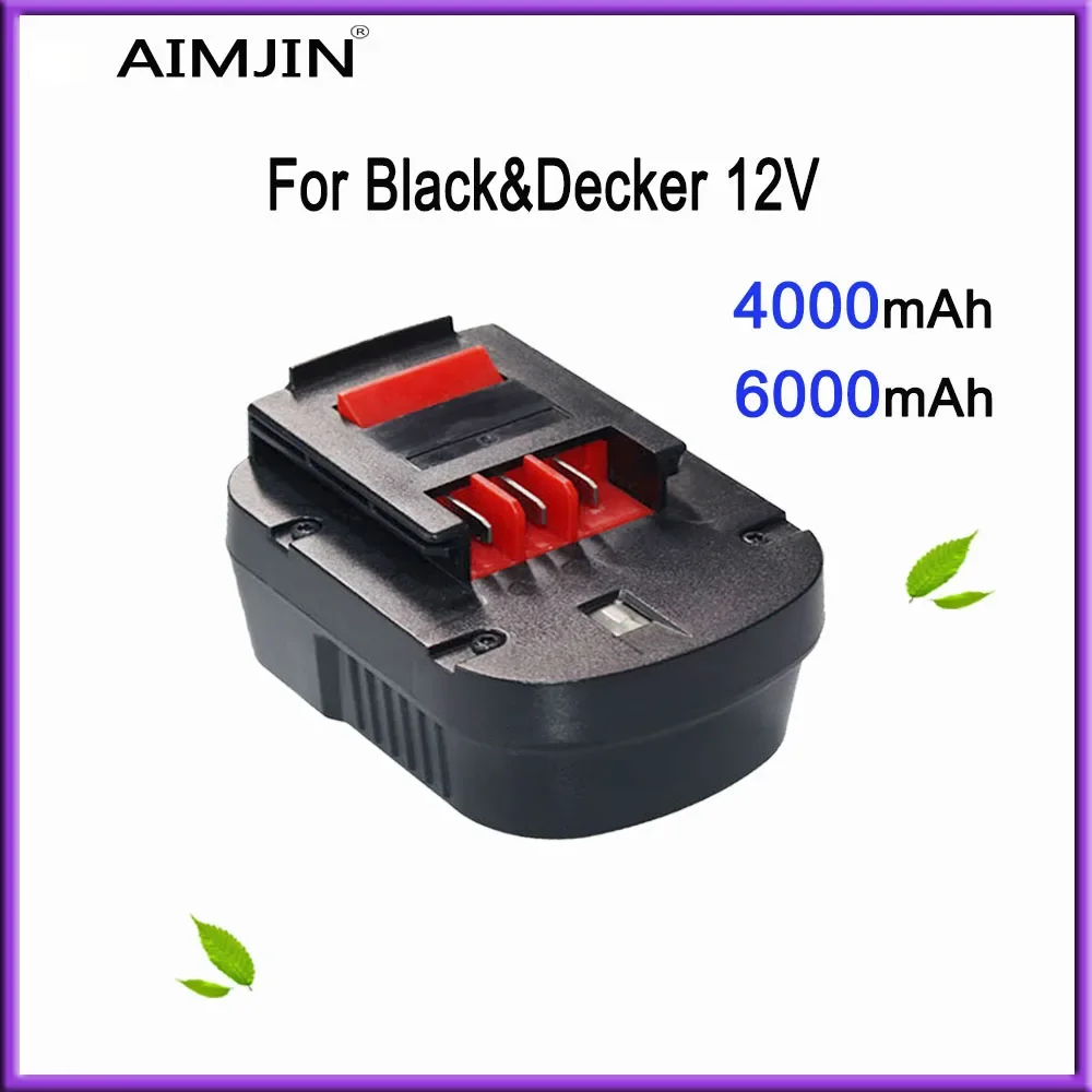For Black & Decker A12 12V 4000\6000mAh A12ex Fsb12 Fs120b A1712 HP12k HP12 Battery Pack Replaced By Ni MH Battery Pack
For Black & Decker A12 12V 4000\6000mAh A12ex Fsb12 Fs120b A1712 HP12k HP12 Battery Pack Replaced By Ni MH Battery Pack