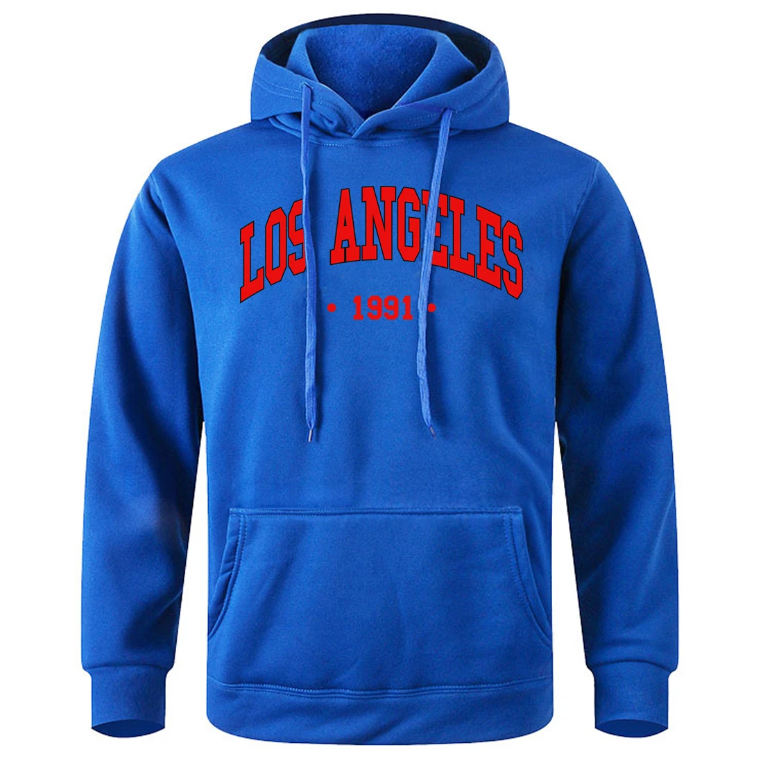 

Los Angels 1991 Usa City Letter Printed Men Hooded Soft Breathable Hoodies O-Neck Casual Hoodie Classic Harajuku Tracksuit Male