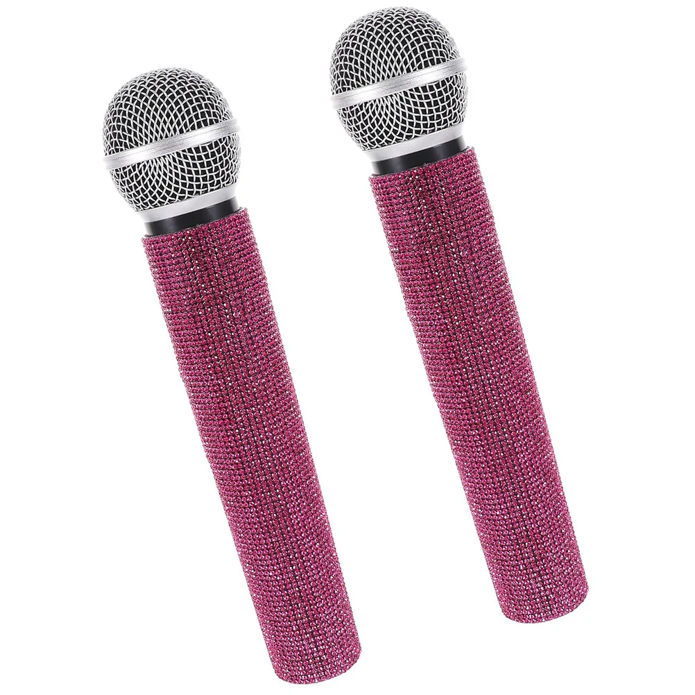 Simulated Microphone Realistic Glitter Artificial Handheld Pretend Play Faux Prop Mics
Simulated Microphone Realistic Glitter Artificial Handheld Pretend Play Faux Prop Mics
