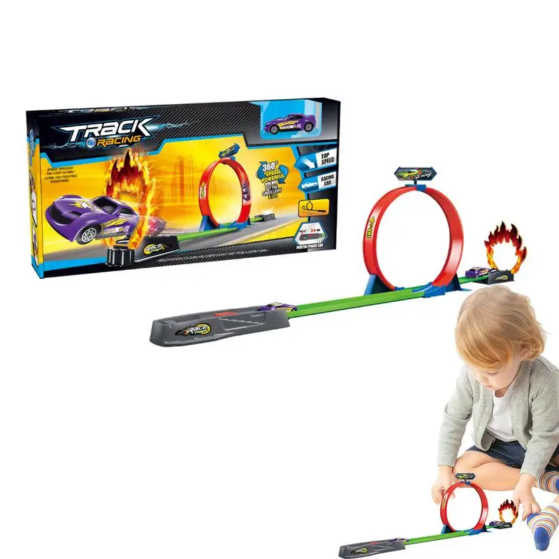 Railway Racing Track Play Set Mini Speed Racing Car Kits Educational DIY Race Car Educational Interactive Children Toy
Railway Racing Track Play Set Mini Speed Racing Car Kits Educational DIY Race Car Educational Interactive Children Toy