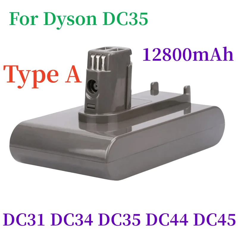 

22.2V 12800mAh original Li-ion Replacement Battery For Dyson Handheld Vacuum Cleaner DC31 DC34 DC35 DC44 DC45 917083-01 Type A