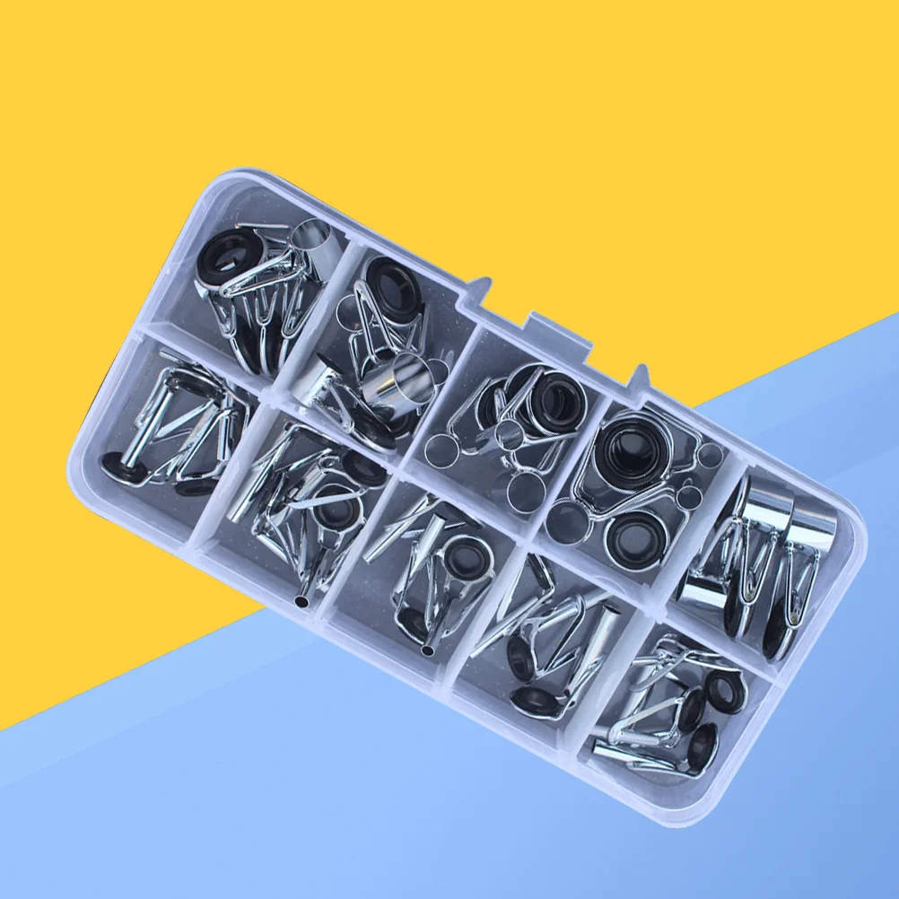 36 Pcs Fishing Rod Tips Repair Kit Fishing Rod Guides Stainless Steel Freshwater Saltwater Rod Guides
36 Pcs Fishing Rod Tips Repair Kit Fishing Rod Guides Stainless Steel Freshwater Saltwater Rod Guides