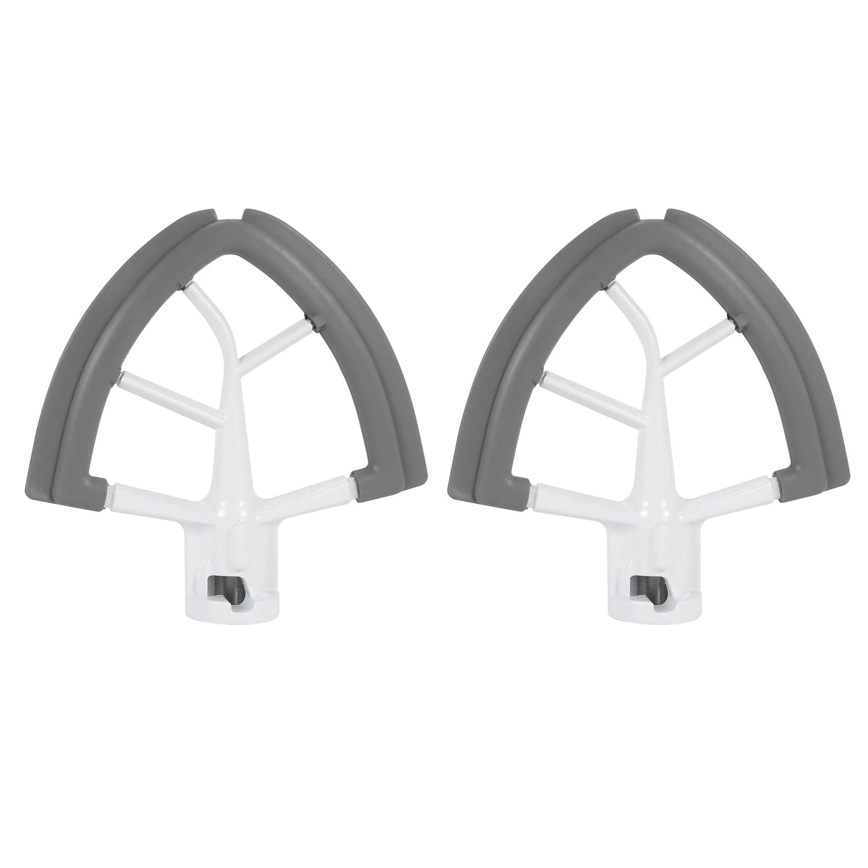 2 Pack Flex Edge Beater for Kitchenaid Mixer 5/4.5 Quart Tilt-Head Stand Mixer Attachment with Silicone Bowl Scraper
2 Pack Flex Edge Beater for Kitchenaid Mixer 5/4.5 Quart Tilt-Head Stand Mixer Attachment with Silicone Bowl Scraper