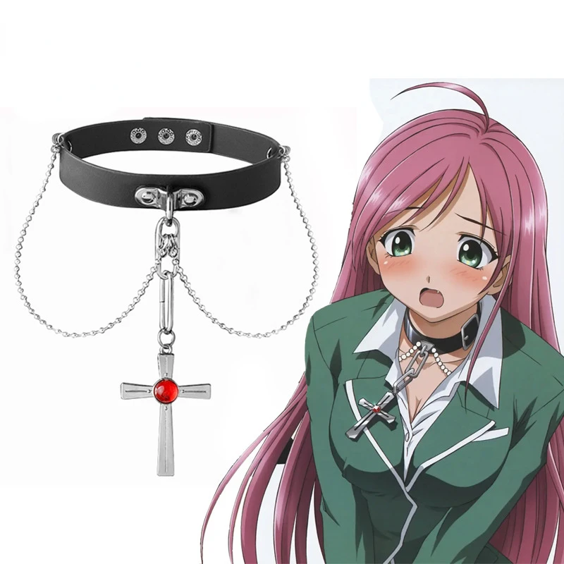 Animation Peripherals Cross and Vampire Punk Collar Akaya Moeka Awakening COS Necklace
Animation Peripherals Cross and Vampire Punk Collar Akaya Moeka Awakening COS Necklace