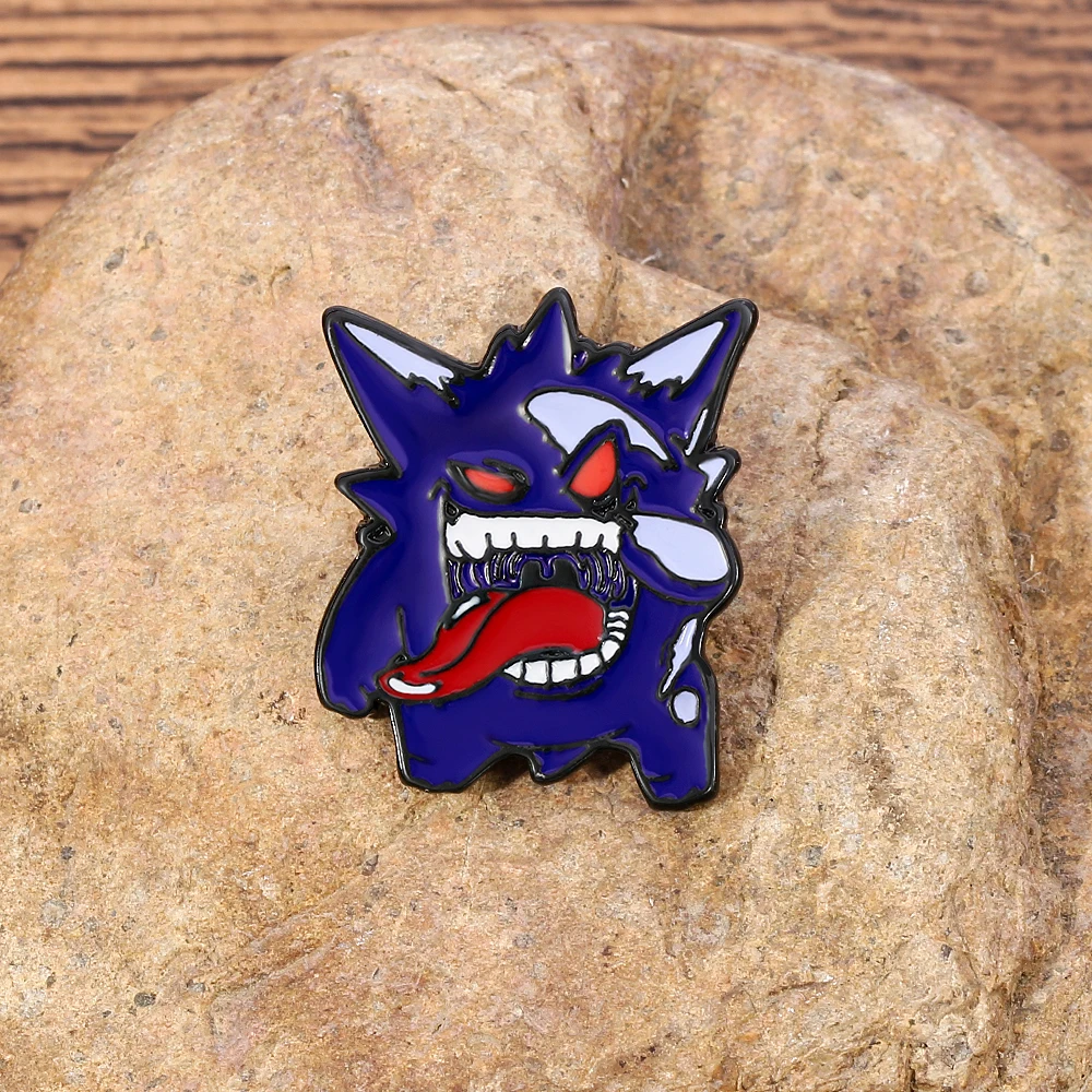 Anime Cartoon Pokemon Enamel Pins Gengar Brooches Brooch Bag Clothes Metal Badge Collection Jewelry Kid Gift
Anime Cartoon Pokemon Enamel Pins Gengar Brooches Brooch Bag Clothes Metal Badge Collection Jewelry Kid Gift