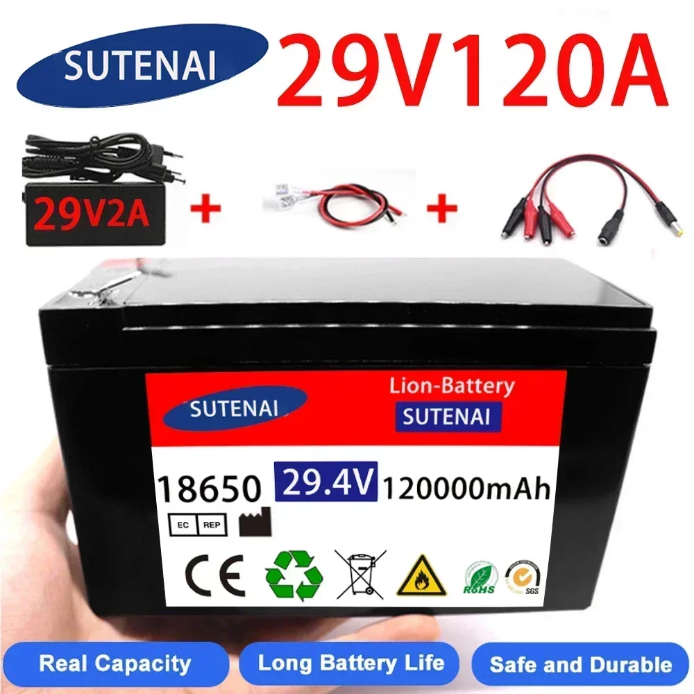 29v 120A Li Ion 18650 Battery Electric Vehicle Lithium Battery Pack 24V- 29V 35Ah 120Ah Built-in BMS 30A High Current
29v 120A Li Ion 18650 Battery Electric Vehicle Lithium Battery Pack 24V- 29V 35Ah 120Ah Built-in BMS 30A High Current