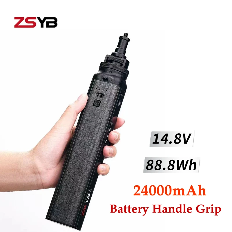 Рукоятка аккумулятора ZSYB 88,8wh для Aputure 200X-S ZHIYUN v60 MOLUS X100, рукоятка аккумулятора 24000 ма · ч D-TAP/PD Входная лампа/USB-C выход
Рукоятка аккумулятора ZSYB 88,8wh для Aputure 200X-S ZHIYUN v60 MOLUS X100, рукоятка аккумулятора 24000 ма · ч D-TAP/PD Входная лампа/USB-C выход