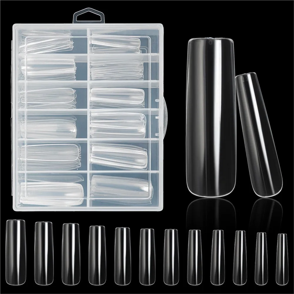 120pcs XXL Tapered Square French False Nails Nature/Clear Full Cover Fake Nail Tip Extension Acrylic Press On Nails Manicure DIY
120pcs XXL Tapered Square French False Nails Nature/Clear Full Cover Fake Nail Tip Extension Acrylic Press On Nails Manicure DIY