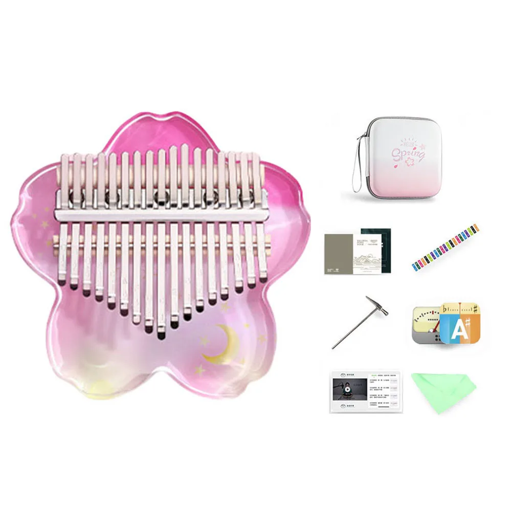 17 Key Kalimba Transparent W/bag With Parts Dust-proof For Beginners Shock-proof Thumb Piano Acrylic Decoration
17 Key Kalimba Transparent W/bag With Parts Dust-proof For Beginners Shock-proof Thumb Piano Acrylic Decoration