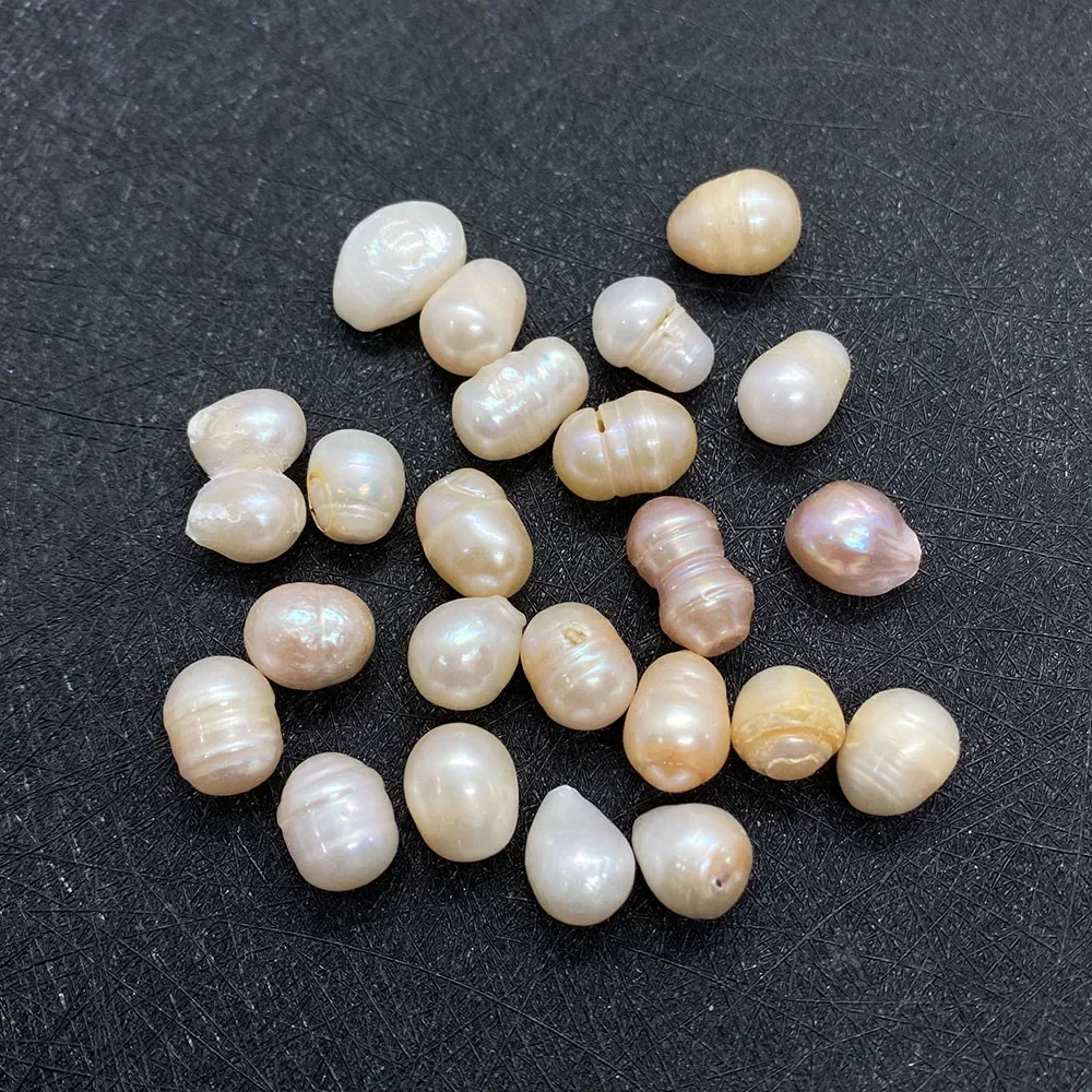 

Natural Freshwater Pearls Irregular Rice Beads Without Holes Mixed Color for Making Elegant Jewelry Necklace Earring Accessories