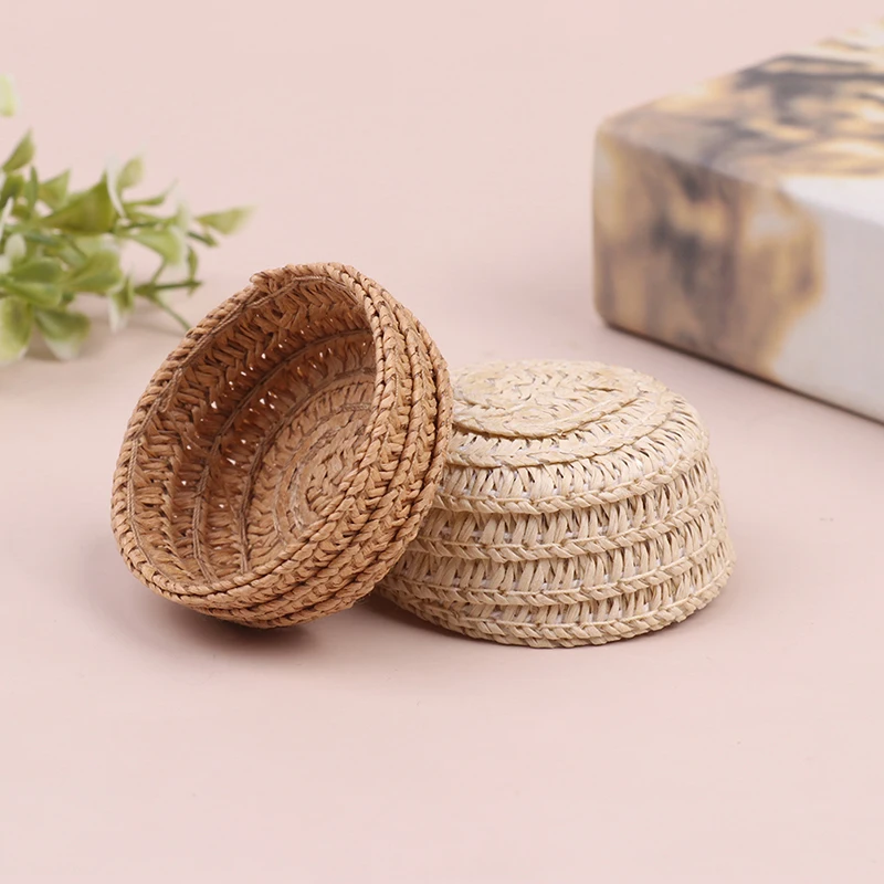 New Dollhouse Furniture Bamboo Storage Woven Basket Mini Fruit Vegetable Dollhouse Picnic Basket Decoration Accessories Kid Gift
New Dollhouse Furniture Bamboo Storage Woven Basket Mini Fruit Vegetable Dollhouse Picnic Basket Decoration Accessories Kid Gift