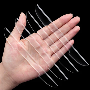 Proteção de Pintura Inigualável com a Película Protetora de Pele de Rinoceronte 7 4pcs Clear Car Door Edge Protective Stickers Anti-Collision Strip Transparent Protector Sticker Invisible Protective Strips