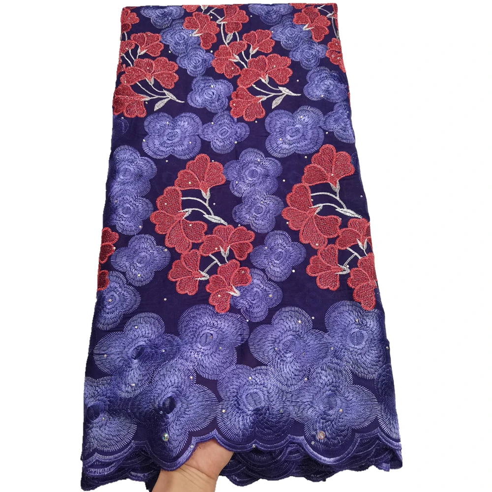 Best Selling Swiss Voile Lace Fabric With Stones 5 Yards High Quality African Cotton Lace Fabric For Wedding Sewing
Best Selling Swiss Voile Lace Fabric With Stones 5 Yards High Quality African Cotton Lace Fabric For Wedding Sewing