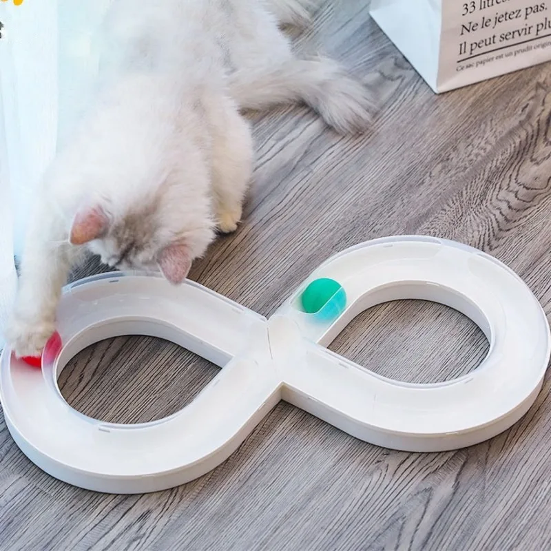 

Ultimate Fun for Your Feline Friend: Cat Turntable, 8-Character Cat Tunnel Toy, and Colorful Bubble Ball - The Perfect Combo fo