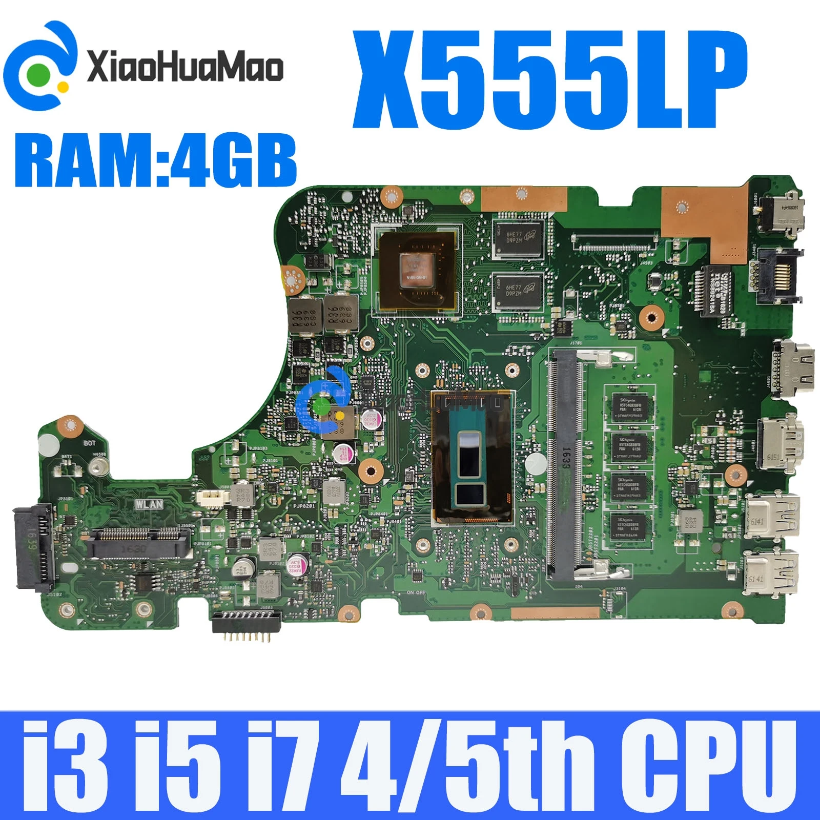 X555LP with i3/i5/i7 CPU 4GB-RAM AMD GPU Mainboard For Asus X555LPB X555LI X555LN X555LB X555LJ X555LF X555L Laptop Motherboard
X555LP with i3/i5/i7 CPU 4GB-RAM AMD GPU Mainboard For Asus X555LPB X555LI X555LN X555LB X555LJ X555LF X555L Laptop Motherboard