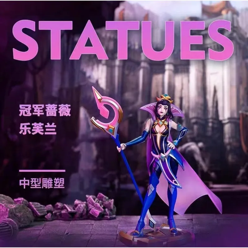

League Of Legends LOL Anime Figurine LeBlanc Action Figure Gaming Peripherals Series of mediumsized sculpture Decoration Gifts