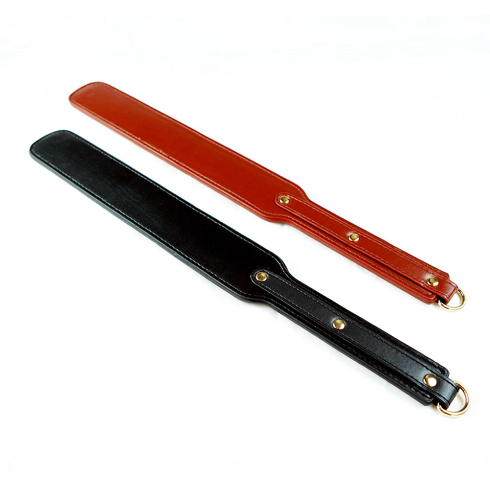 18inch PU Leather Paddle Riding Crop Flogger Whip Horse Play Spikes Leather Spanking Paddle Slapper Whip For Horse Training
18inch PU Leather Paddle Riding Crop Flogger Whip Horse Play Spikes Leather Spanking Paddle Slapper Whip For Horse Training