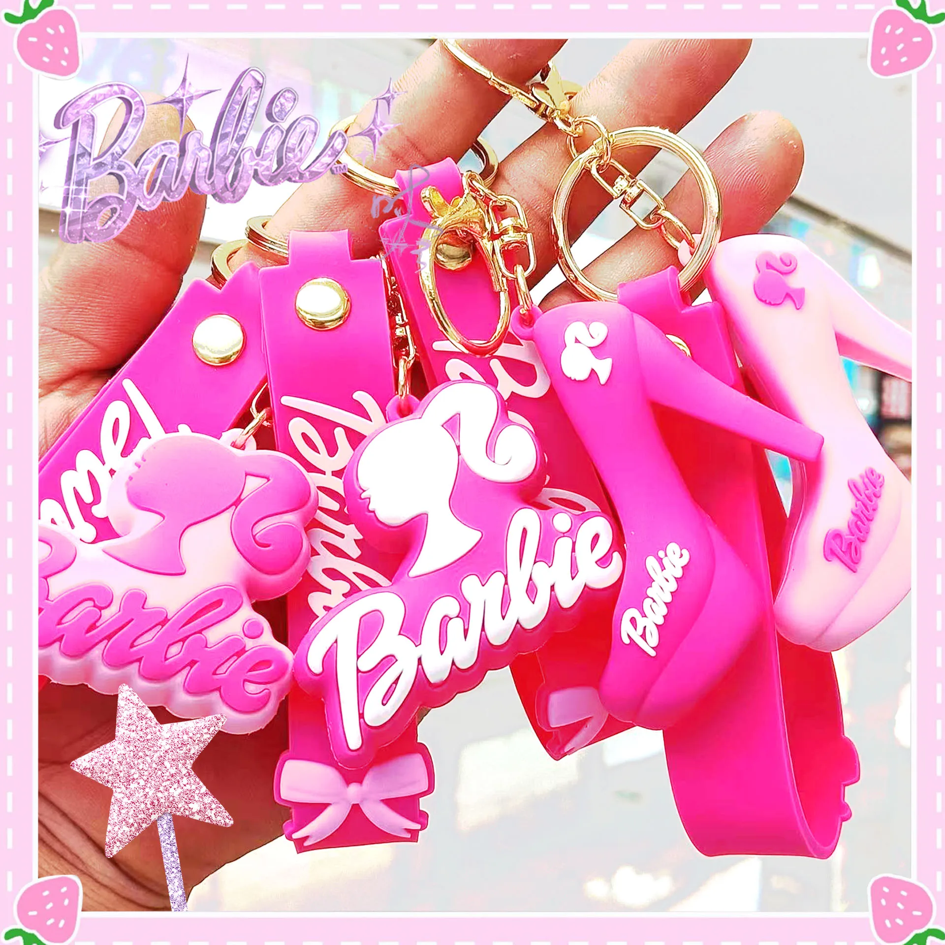 Barbie Pendants Kawaii Key Chain Buckle Stylish Trendy Decoration Cute Cartoon Movie Lovely Girls Kids Gift Fashion Y2K Girlish
Barbie Pendants Kawaii Key Chain Buckle Stylish Trendy Decoration Cute Cartoon Movie Lovely Girls Kids Gift Fashion Y2K Girlish