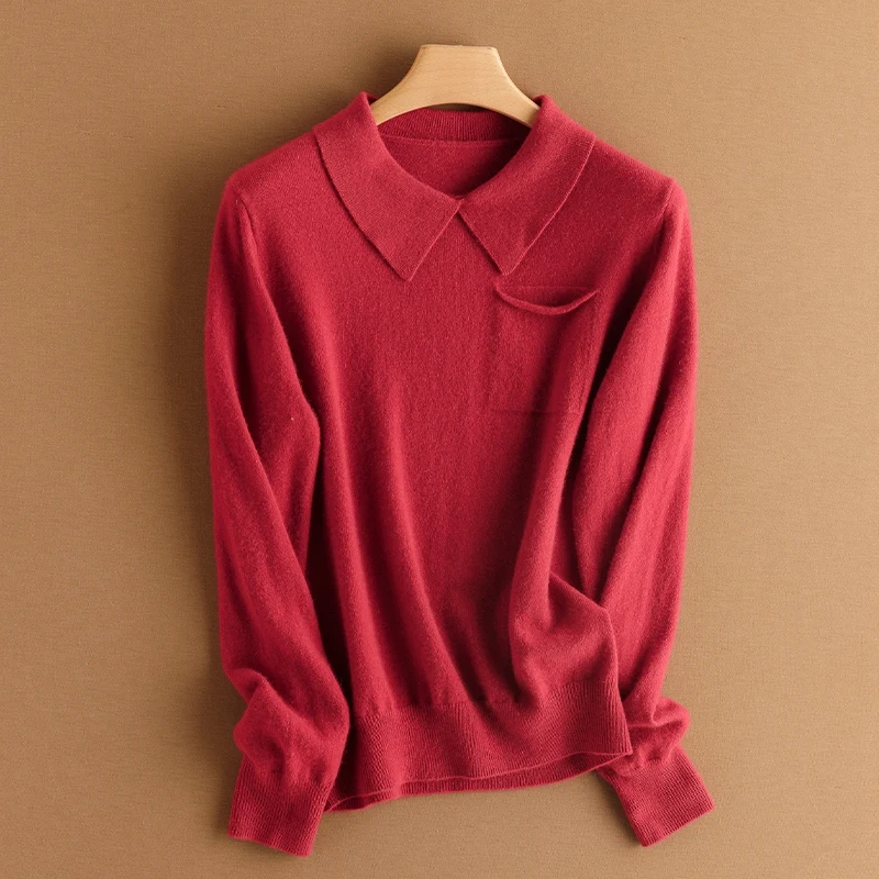 Fall 2023 Fashion Women Clothing 100% Pure Cashmere Sweaters Long Sleevel Wool Loose New Knit
Fall 2023 Fashion Women Clothing 100% Pure Cashmere Sweaters Long Sleevel Wool Loose New Knit