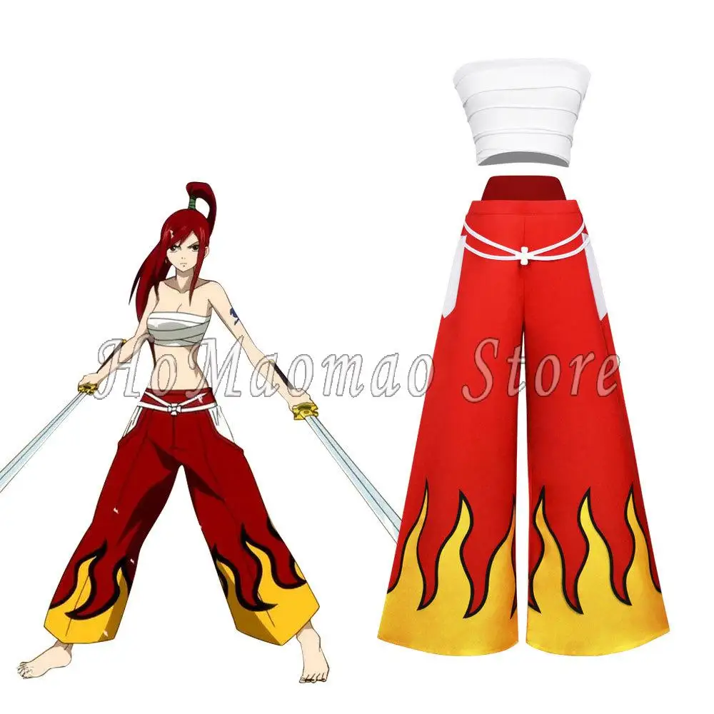 Anime Role Playing Female Japanese Anime Character Erza Scarf Clothing Long Pants Red Cool Set Christmas Carnival Party Clothing
Anime Role Playing Female Japanese Anime Character Erza Scarf Clothing Long Pants Red Cool Set Christmas Carnival Party Clothing