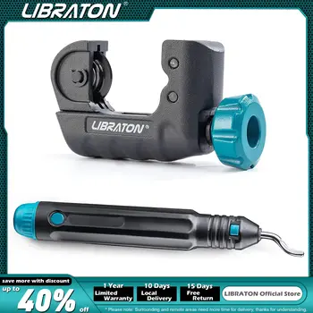 Libraton 미니 튜브 커터, 알루미늄 파이프용 디버링 도구, 금속 파이프용 구리 튜브 커터, 4mm ~ 28mm