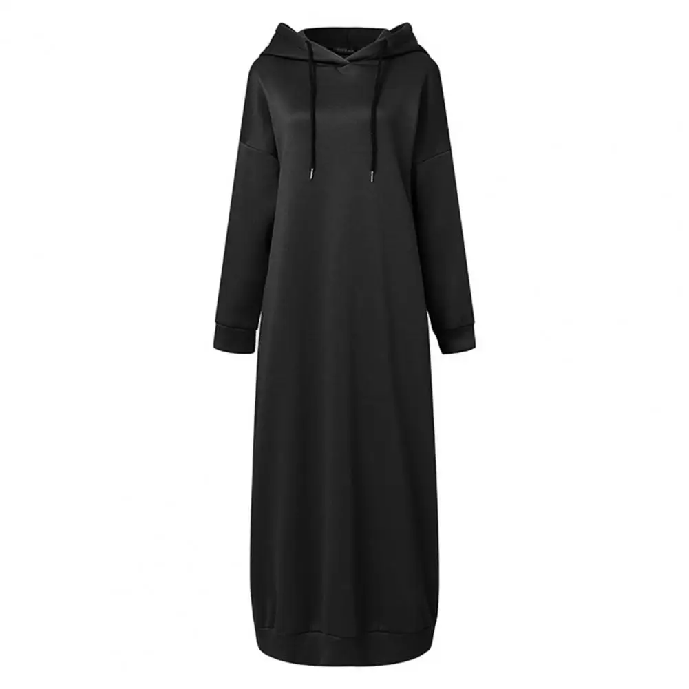 Fashion Breathable Women Winter Pullover Hoodie Maxi Dress Fleece Lining Ankle Length Sweatshirt Dress Daily Clothing
Fashion Breathable Women Winter Pullover Hoodie Maxi Dress Fleece Lining Ankle Length Sweatshirt Dress Daily Clothing